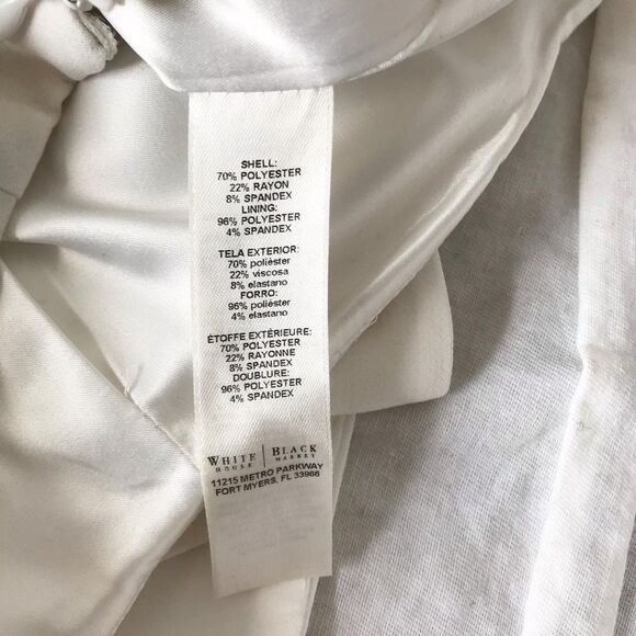 White House Black Market Tie-Belt pencil skirt 00 - Picture 13 of 14